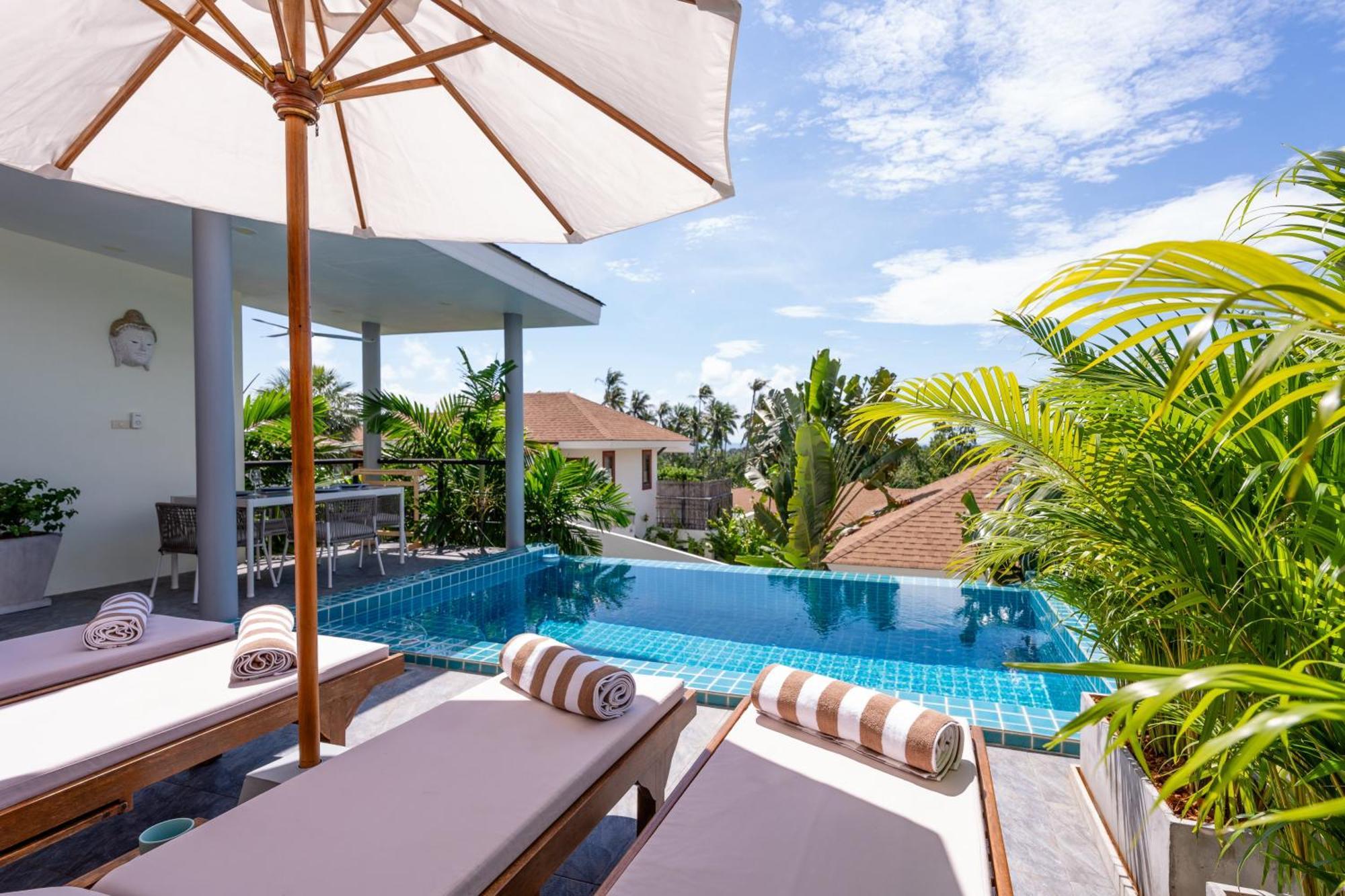 Villa Lea - Piscine - Wifi - Vue - Calme Hua Thanon  외부 사진